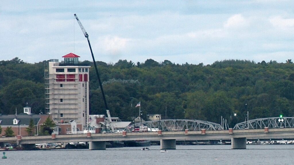 The Jim Kress Maritime Lighthouse Tower. Door County Shore Report photo.